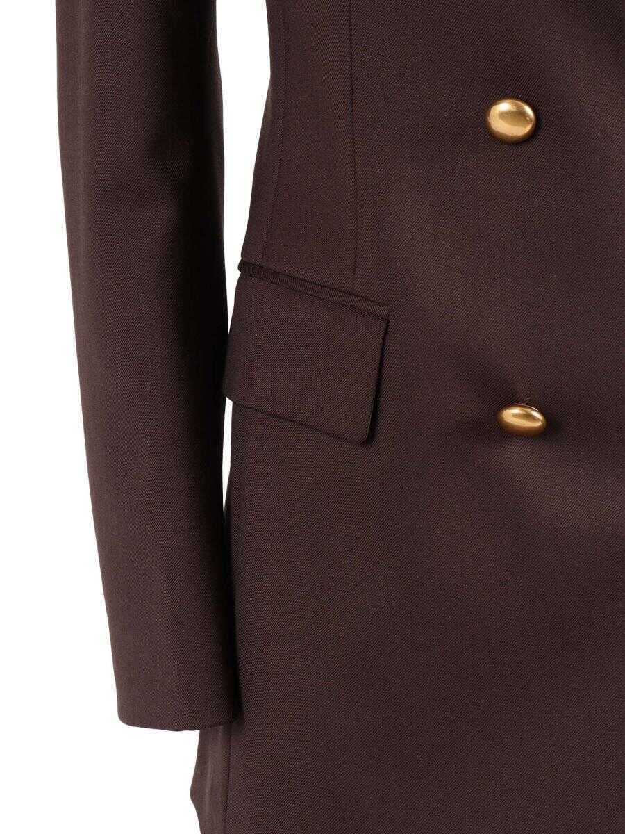 Geci P.A.R.O.S.H. P.A.R.O.S.H. Jacket BROWN Femei (BM 19059537) 3