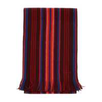 Esarfe Paul Smith Red Scarf In Wool With Stripes Barbati