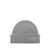 Paul Smith Paul Smith Grey Ribbed Wool And Cashmere Beanie With Logo GREY