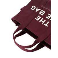 Genti de mana Marc Jacobs Dama - Genti de mana Marc Jacobs The Medium Tote Bordeaux Handbag With Logo Lettering On The Front In Cotton Woman Red Femei (BM 19059651) - B-mall.ro
