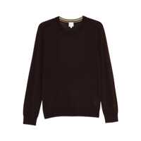 Pulovere Paul Smith Brown Knit Crewneck In Wool Barbati