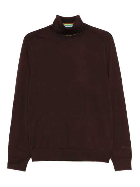Pulovere Paul Smith Paul Smith Burgundy Turtleneck Sweater Red Barbati (BM 19059711) 1