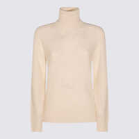 Pulovere Fabiana Filippi White Knitwear Femei