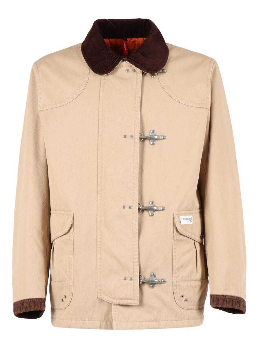 Paltoane Fay Fay Coat Beige Barbati (BM 19059876) 1