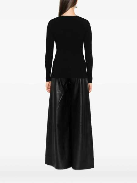 Pulovere Elisabetta Franchi Elisabetta Franchi Maglia Tricot Black Femei (BM 19059924) 4