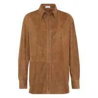 Geci Brunello Cucinelli Leather Outerwears Femei