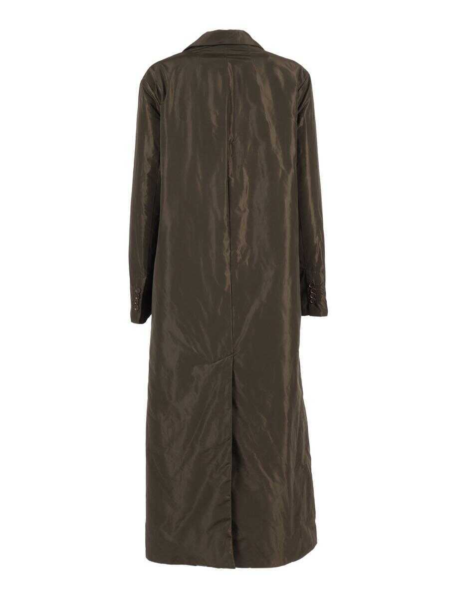 Paltoane Aspesi Aspesi Coat GREEN Femei (BM 19060035) 2