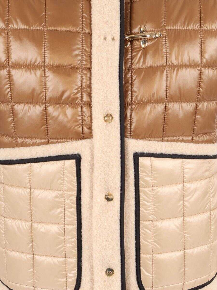 Geci Fay Fay Padded Vest Beige Femei (BM 19060083) 3