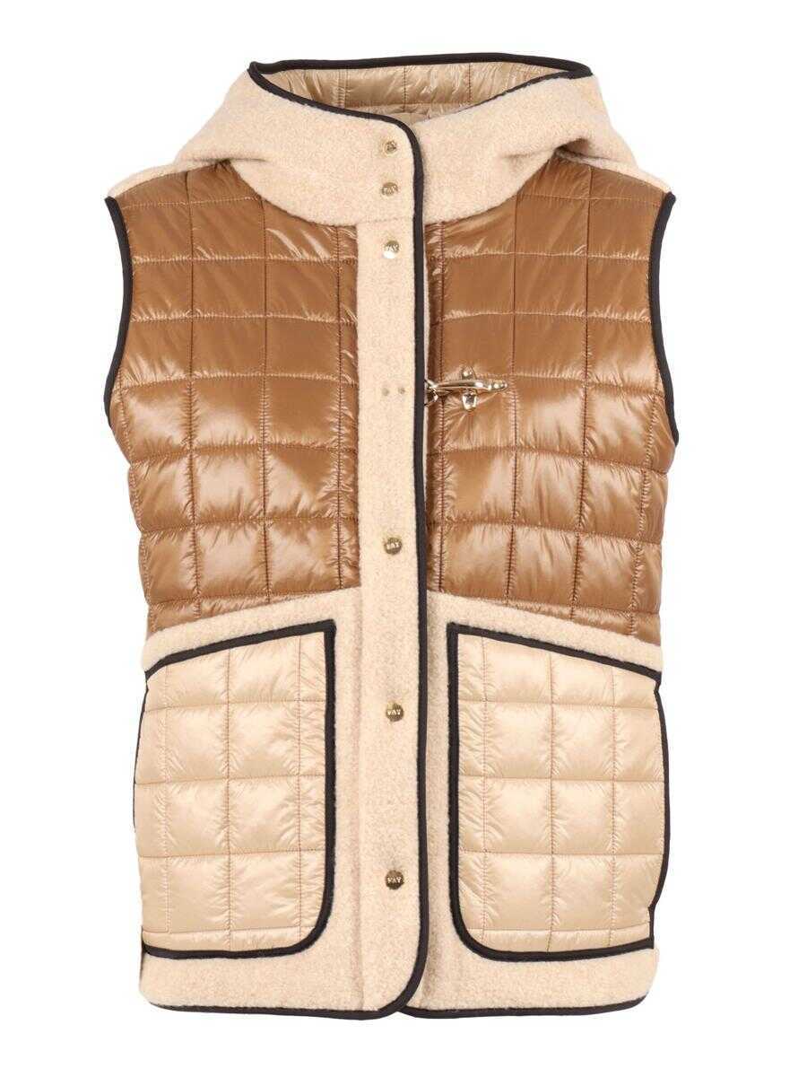 Geci Fay Fay Padded Vest Beige Femei (BM 19060083) 1
