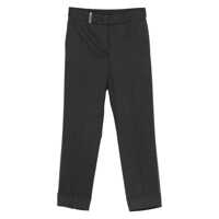 Pantaloni casual Peserico Anthracite Crop Trousers Femei