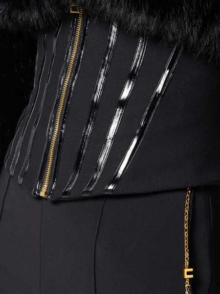 Pantaloni casual Elisabetta Franchi Elisabetta Franchi Pantalone Black Femei (BM 19060371) 5