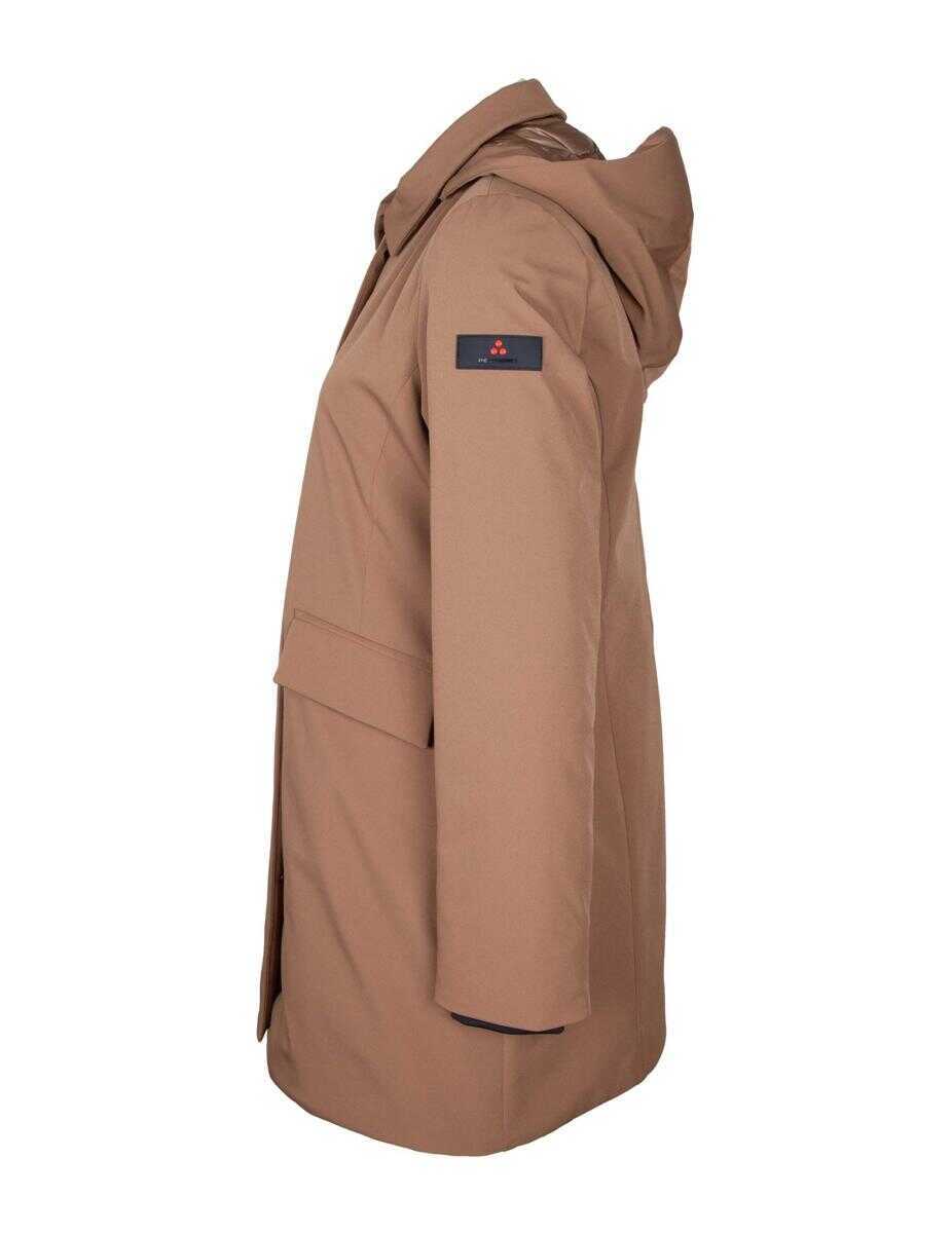 Geci Peuterey Peuterey Telia Ta 02 Nylon Jacket BROWN Femei (BM 19060377) 2