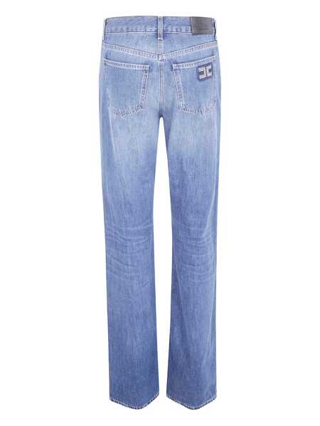 Pantaloni casual Elisabetta Franchi Elisabetta Franchi Pantalone Mod. Jeans BLUE DENIM Femei (BM 19060506) 2