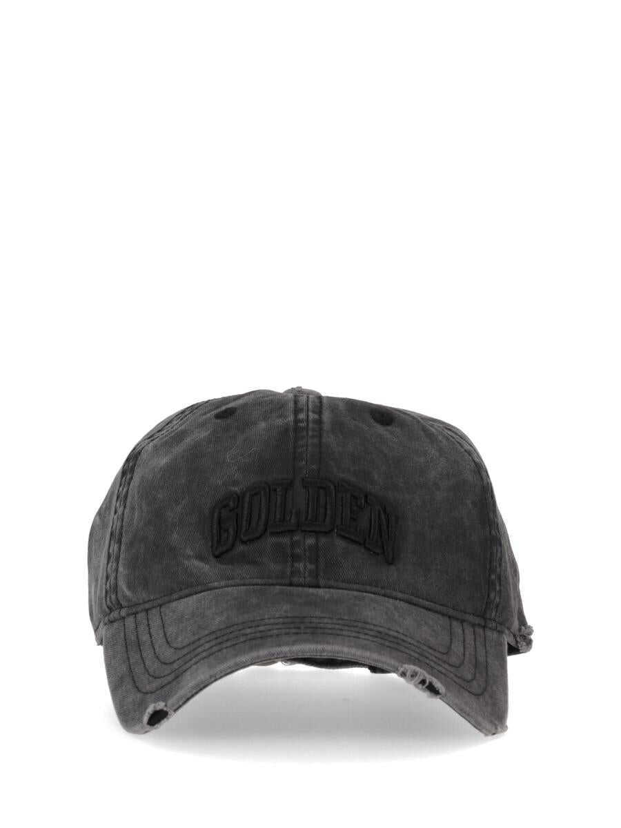 Sepci Palm Angels Palm Angels Curved Logo Distressed Cap Anthracite - ANTHRACITE - BLACK Barbati (BM 19060554) 1
