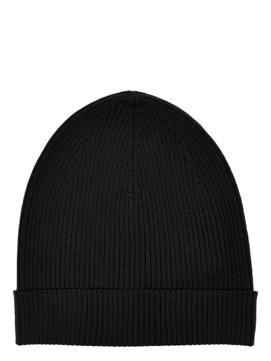 Caciuli Rick Owens Rick Owens Ribbed Beanie DARKDUST Barbati (BM 19060686) 1