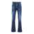 DSQUARED2 'The American' Blue Jeans With Logo Patch On The Rear And Faded Effect In Denim Man BLUE