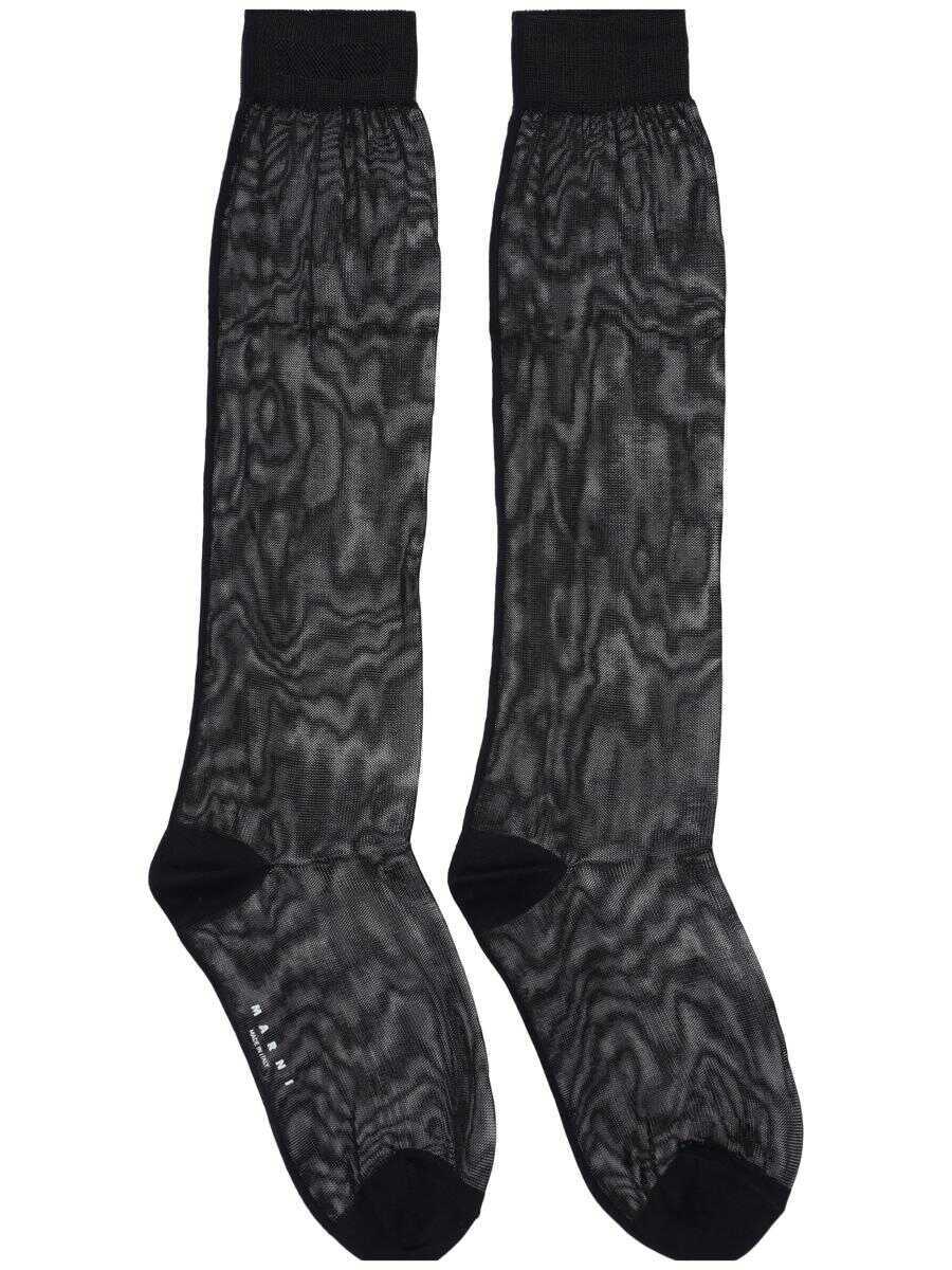 Accesorii Marni Marni Accessori Abbigliamento Donna - Calze Black Femei (BM 19060950) 1