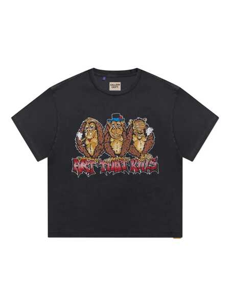 Topuri GALLERY DEPT. Gallery Dept. T-Shirts & Vests Black Barbati (BM 19060965) 1