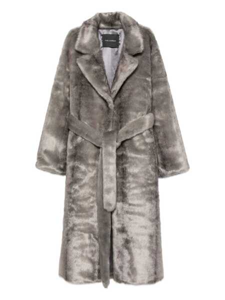 Paltoane Thelaurent Thelaurent Faux Fur Coat GREY Femei (BM 19061055) 1