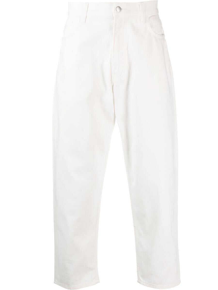 Pantaloni STUDIO NICHOLSON Studio Nicholson Tapered Pant Clothing WHITE Barbati (BM 19061058) 1