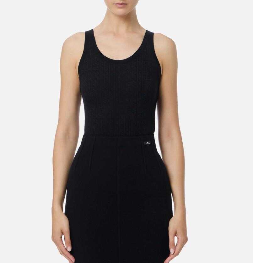 Topuri Elisabetta Franchi Elisabetta Franchi Top Tricot Black Femei (BM 19061079) 1