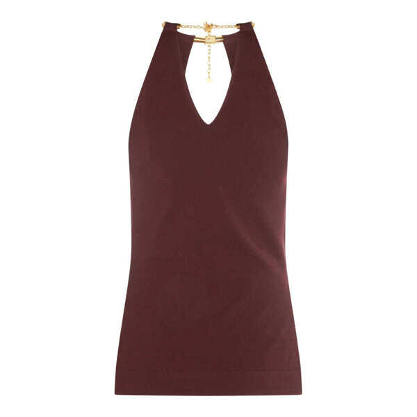 Topuri Elisabetta Franchi Elisabetta Franchi Top Red Femei (BM 19061106) 3