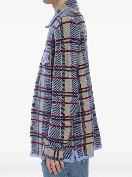 Camasi GUEST IN RESIDENCE Guest In Residence Plaid Work Shirt BLUE Femei (BM 19061148) 4