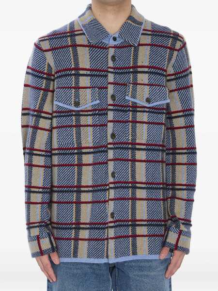 Camasi GUEST IN RESIDENCE Guest In Residence Plaid Work Shirt BLUE Femei (BM 19061148) 1