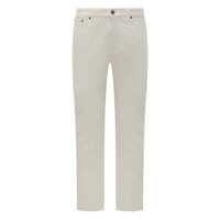 Pantaloni Zegna Zegna Ivory Cotton Five Pocket Trousers Barbati