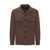 ZEGNA Zegna Zegna Overshirt In Brown Wool BROWN