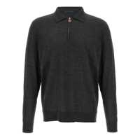 Tricouri Polo Kiton Halfzip Polo Shirt  Barbati