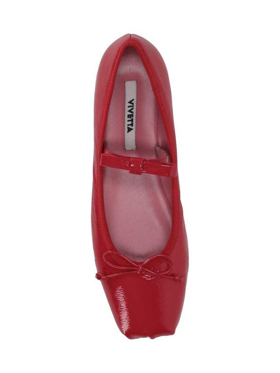 Balerini Vivetta Vivetta Ballerine Con Laccetto E Fiocchetti Red Femei (BM 19061349) 4