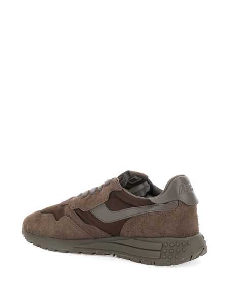 Sneakers AUTRY Autry Reelwind Low Nylon And Suede Sneakers Morel BROWN Barbati (BM 19061499) 3