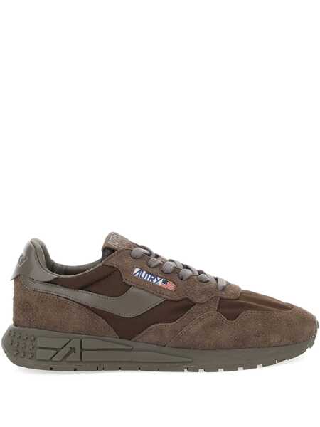 Sneakers AUTRY Autry Reelwind Low Nylon And Suede Sneakers Morel BROWN Barbati (BM 19061499) 1