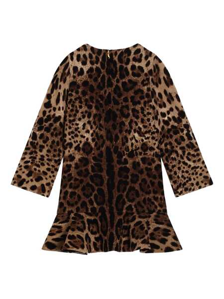 Rochii Dolce & Gabbana Long Sleeves Dress Brown Fete (BM 19061658) 2