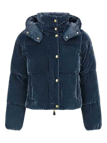 Jachete Elisabetta Franchi WOMENS PADDED JACKET Blue Femei (BM 19061706) 5