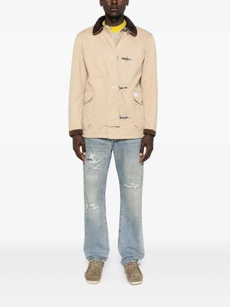 Paltoane Fay 4 GANCI ARCHIVE COAT Beige Barbati (BM 19061721) 2