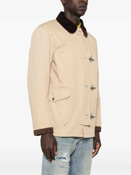 Paltoane Fay 4 GANCI ARCHIVE COAT Beige Barbati (BM 19061721) 3