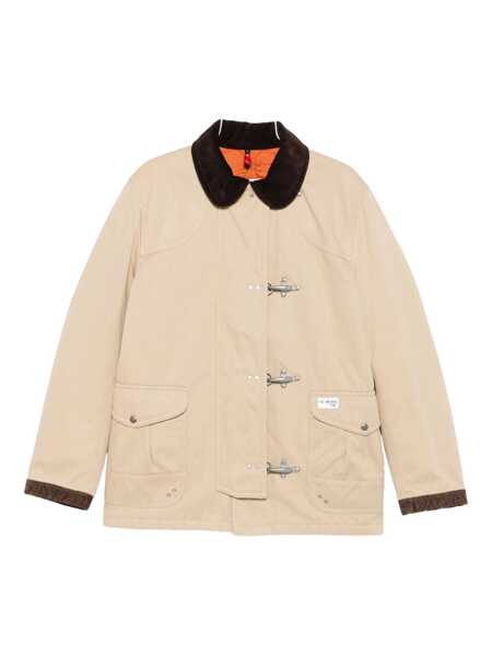 Paltoane Fay 4 GANCI ARCHIVE COAT Beige Barbati (BM 19061721) 1
