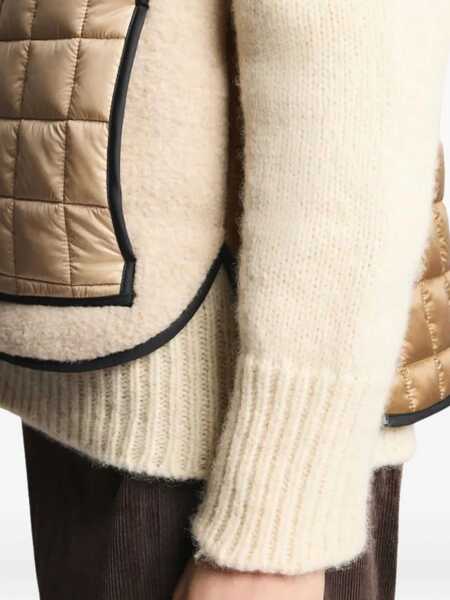 Geci de iarna Fay MIX ORSETTO  HOOK QUILTED VEST Beige Femei (BM 19061727) 3