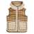 Fay MIX ORSETTO + HOOK QUILTED VEST Beige