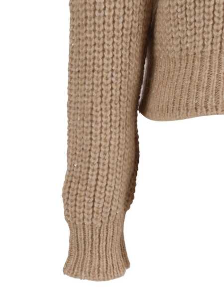 Pulovere Fay LONG SLEEVE HIGH NECK SWEATER Beige Femei (BM 19061736) 3