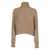 Fay LONG SLEEVE HIGH NECK SWEATER Beige