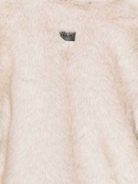 Paltoane MSGM FUR COAT GIRL Beige Fete (BM 19061742) 3
