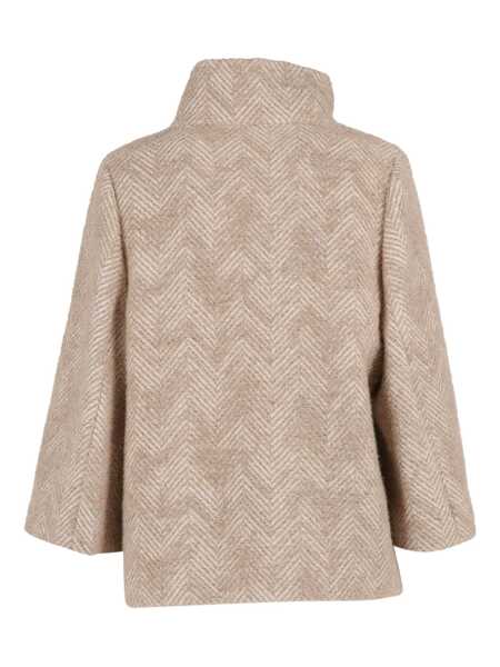 Jachete Fay LINED CAPE WITH HOOK Beige Femei (BM 19061745) 2