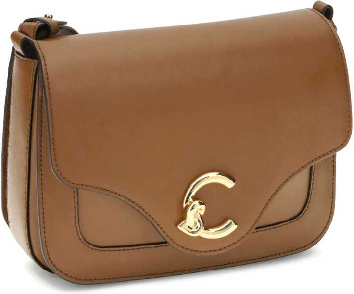 Genti de umar Coccinelle C-Me Calf Cocker Small Shoulder Bag COGNAC Femei (BM 19061881) 3