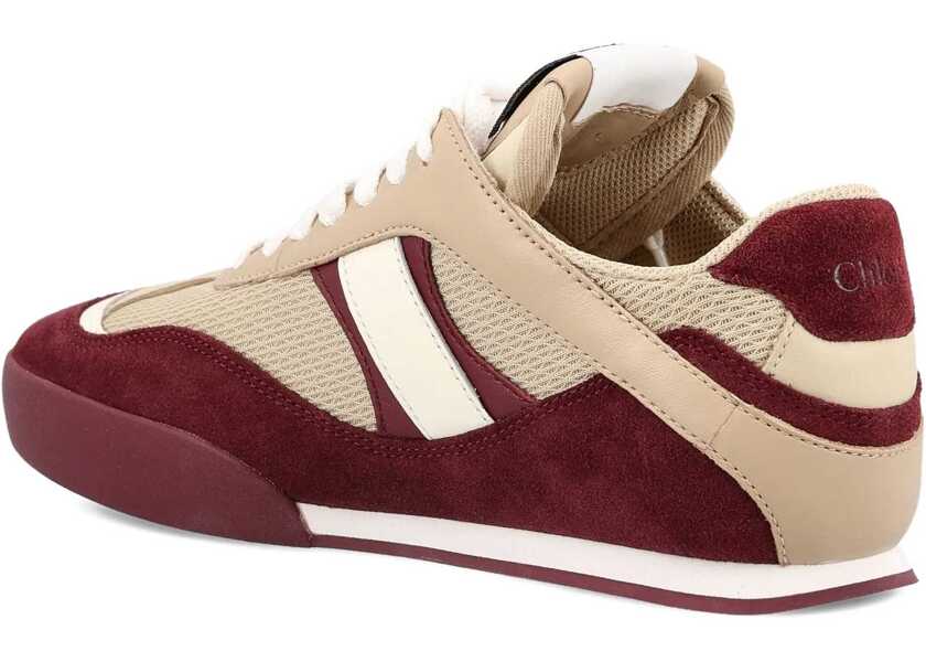 Sneakers Chloe Kick Sneakers BEIGE/PURPLE Femei (BM 19061905) 4