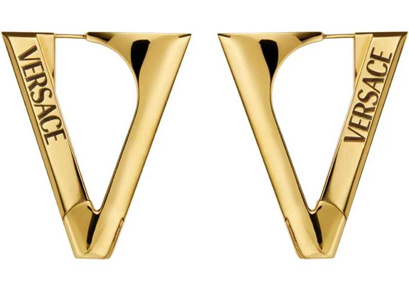 Cercei Versace V drop Earrings VERSACE GOLD Femei (BM 19061923) 1