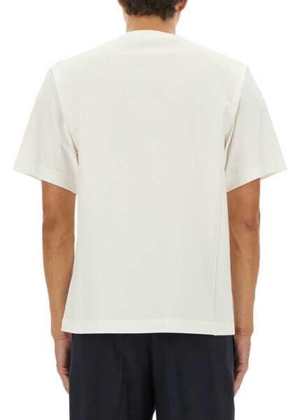Tricouri Burberry Gothic Logo T-Shirt WHITE Barbati (BM 19062073) 3