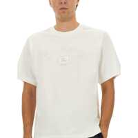 Tricouri Burberry pentru Barbati - Tricouri Burberry Gothic Logo T-Shirt WHITE Barbati (BM 19062073) - B-mall.ro